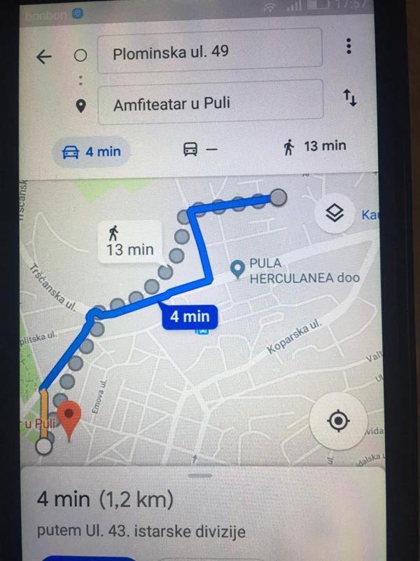 Studio Dama Blizina Amfiteatra I Bus Kolodvora ,Besplatan Privatni Parking,Self-Check- In Pula Exterior foto